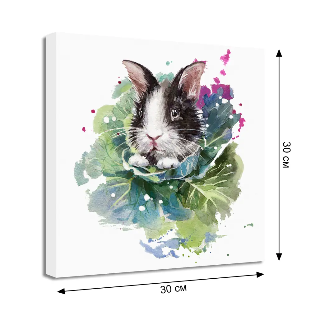 Канвас Кролик 30x30 см Постер-лайн STLM-2073927 - Вид №2