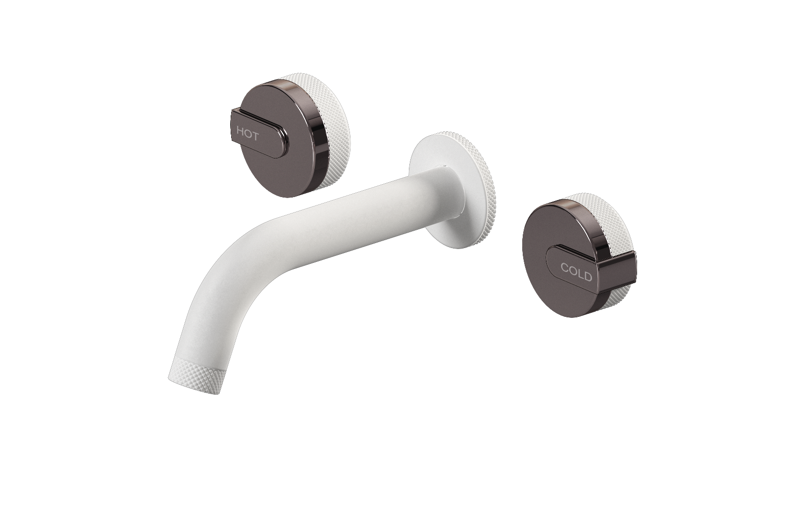 E-11530-R1OX-L1OX-WT Смеситель для умывальника из 19,1см носикем (внешняя часть) GRAFF MOD+