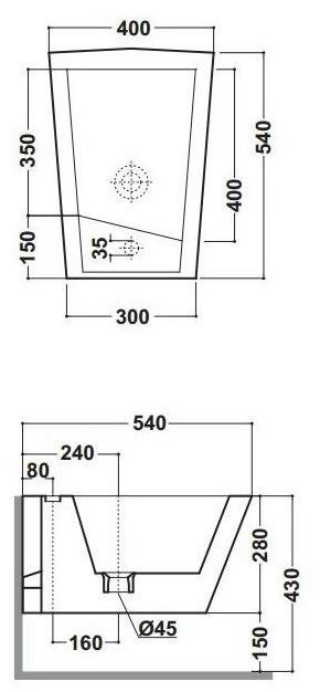 Cry220101 Биде подвесное Crystal Olympia Ceramica - Вид №6