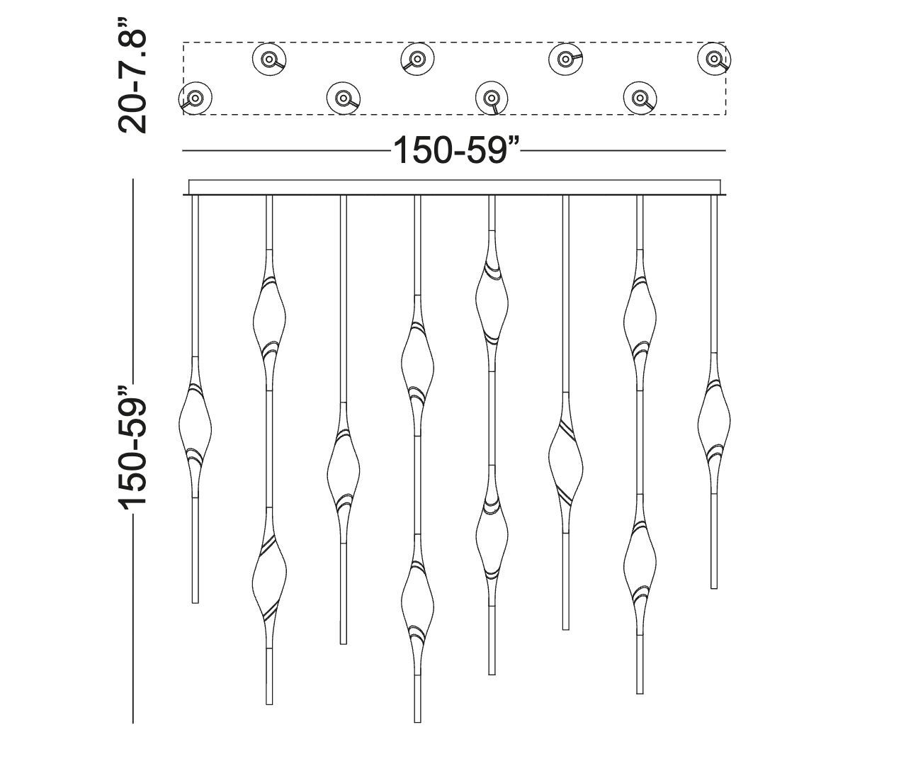 Кристалл светодиодный подвесной светильник Il Pezzo Mancante кусок 12 ARCH-00059222 - Вид №25