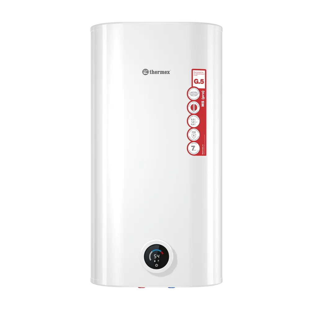 Накопительный водонагреватель электрический 50 л Thermex Mechanik Smart Pro 151 163 2 кВт нержавеющая сталь сухой ТЭН STLM-2153237 - Вид №1