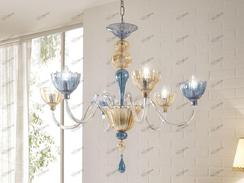 Cangini & Tucci Люстра из дутого стекла отраженного света Color sun-id-1440793