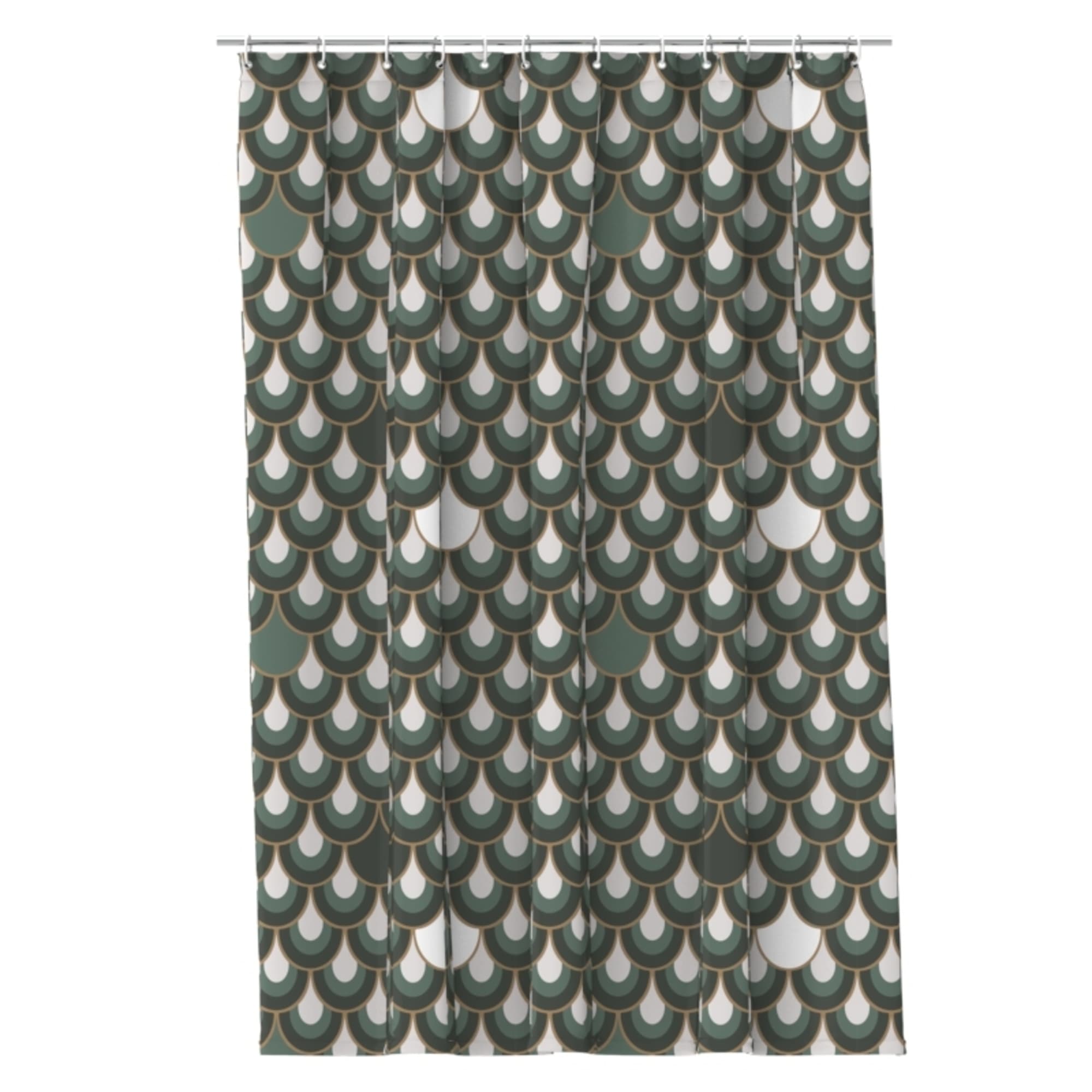 85200848 Шторка для ванной комнаты Lemer Novus 180x200 см полиэстер цвет разноцветный нет Santreyd  - Вид №1