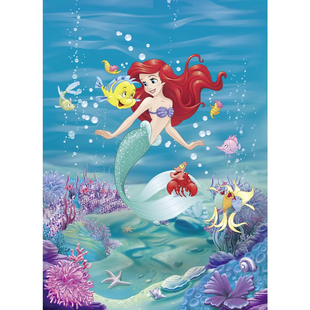 Фотообои «Поющая Ариэль» бумажные 184x254 см 4-4020 80152443 STLM-2060793 Komar Disney/Marvel/Star Wars