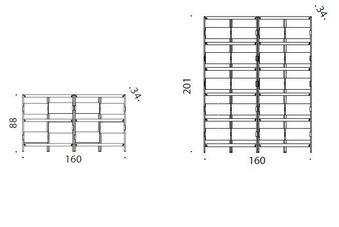 Driade Открытый книжный шкаф из стали и дерева sun-id-1388285 - Вид №8