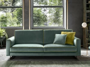 Felis 3-х местный бархатный диван Softliving