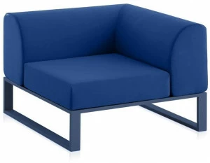 Diabla Угловое садовое кресло со съемным чехлом из ткани Ploid