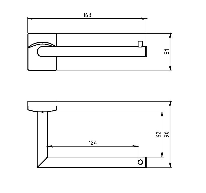 Держатель для туалетной бумаги Novaservis Metalia 12  0210.0 хром 02100 - Вид №1