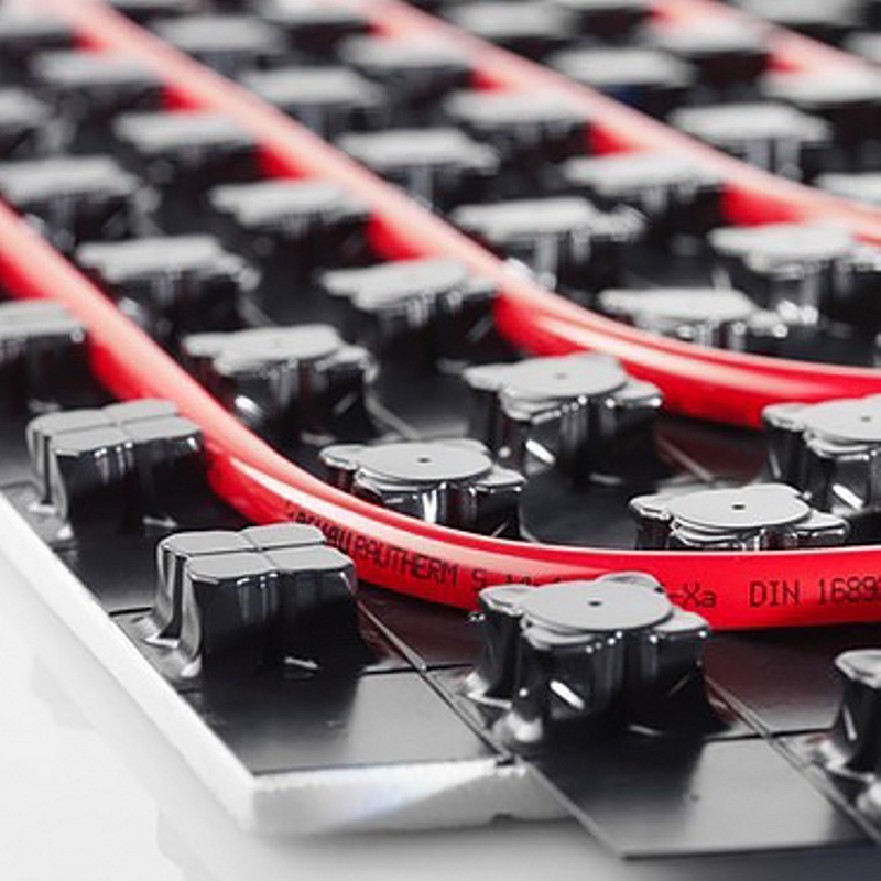 Плита теплоизоляционная Energofloor Pipelock для укладки теплого пола ROLS ISOMARKET 30мм х 1,1м х 0,7м EFRP300711PLK - Вид №1