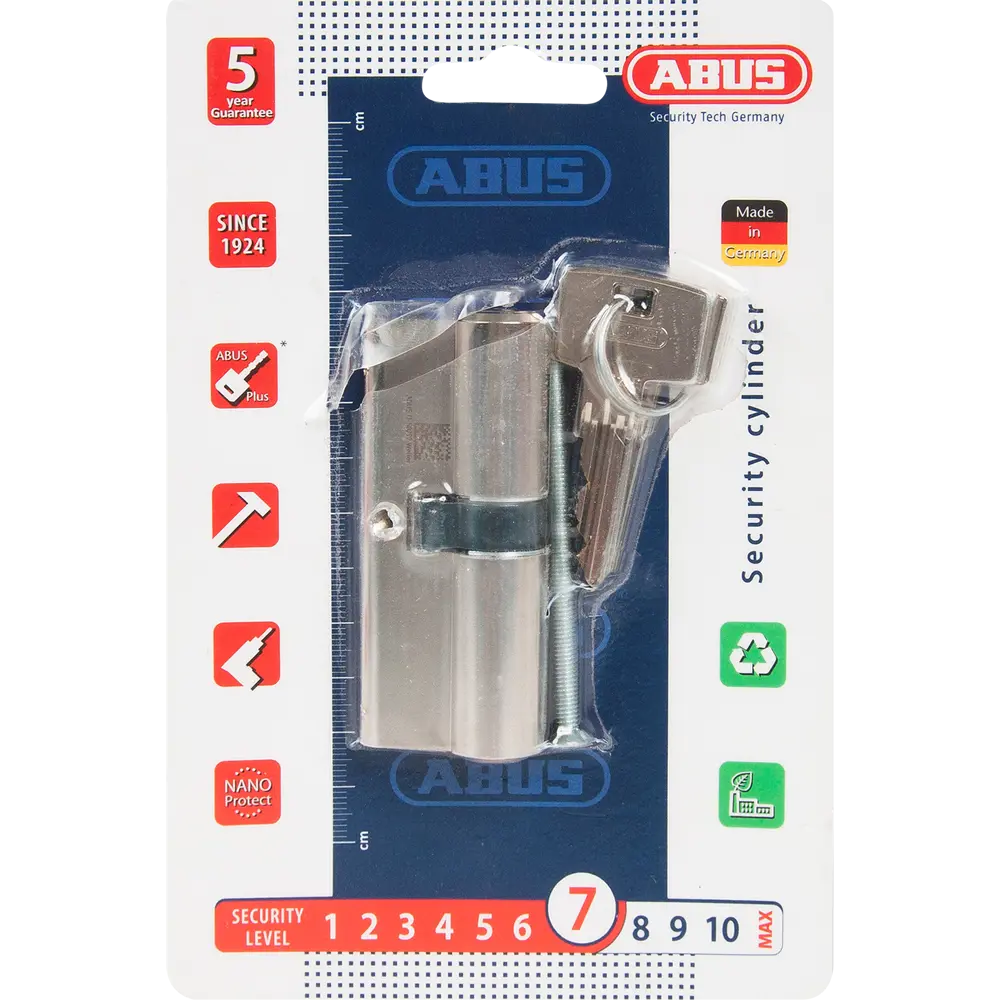Цилиндр Abus Standard, 35х40 мм, ключ/ключ, цвет никель 82276493 STLM-2040390 Standard S5+ - Вид №3