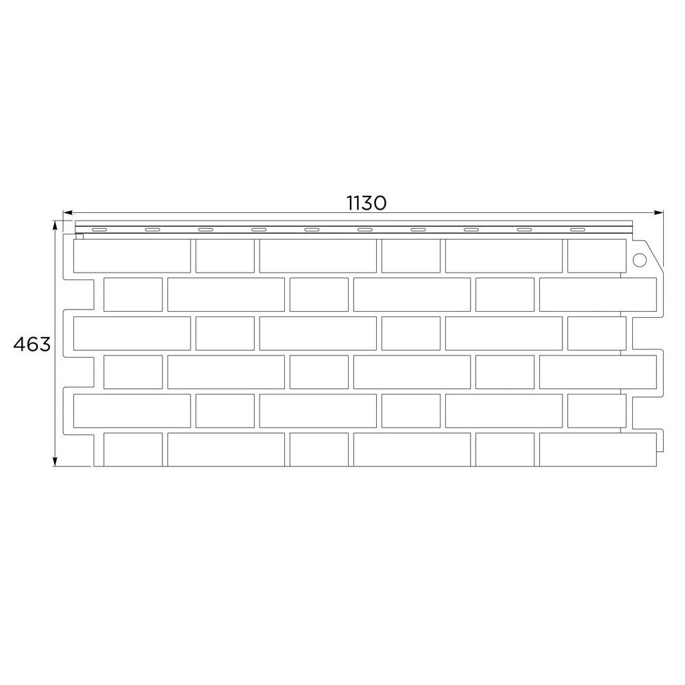 Фасадная панель FineBer «Кирпич керамический» для эстетичной отделки 14380219 STLM-0004809 - Вид №2