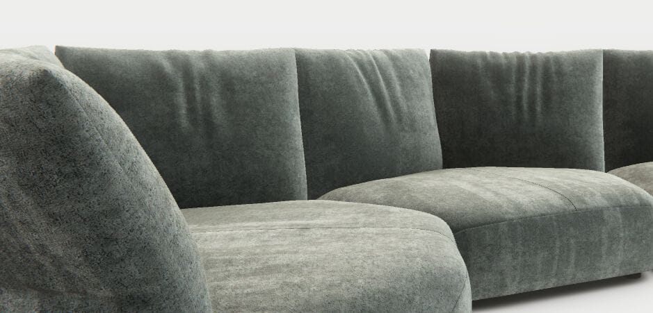 Тканевое угловое кресло In Stock Edra ARCH-00064165 - Вид №2