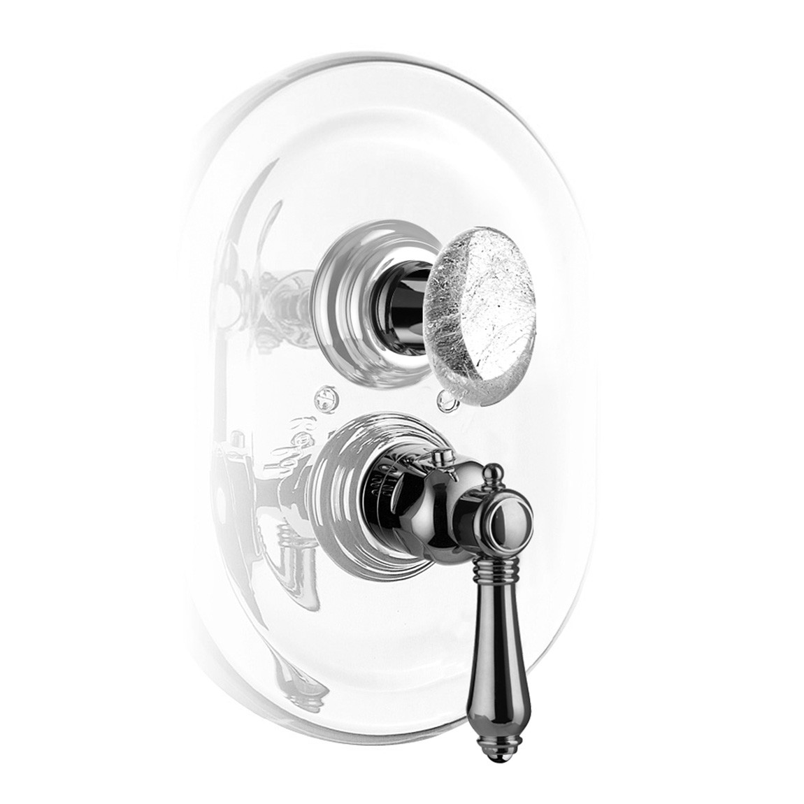 4909 ** 09C Ext. типа встроенный терм. 3/4 дюйма с запорным краном - Cristallo di rocca Nicolazzi Series Thermostatic 