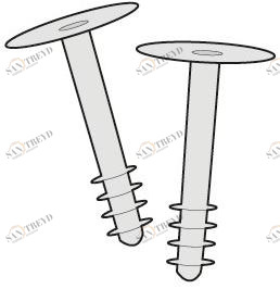 INDEX Дюбели с пластиковым гвоздем sun-id-1510031