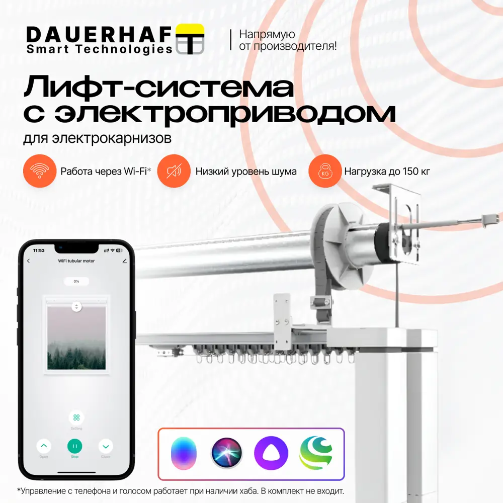 91559794 Лифт Система Dauerhaft управление Радио 4 м пульт в комплекте (мотор справа) STLM-0814537