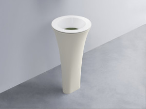 AMLA45-BL+AMPILT-AG+AMCOLT-TL Раковина Amedeo Tondo отдельностоящая cielo Enjoy + Amedeo