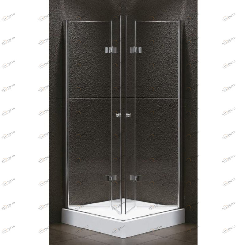 Душевой уголок CEZARES ELENA-W-ASH-2-80/90-C-Cr