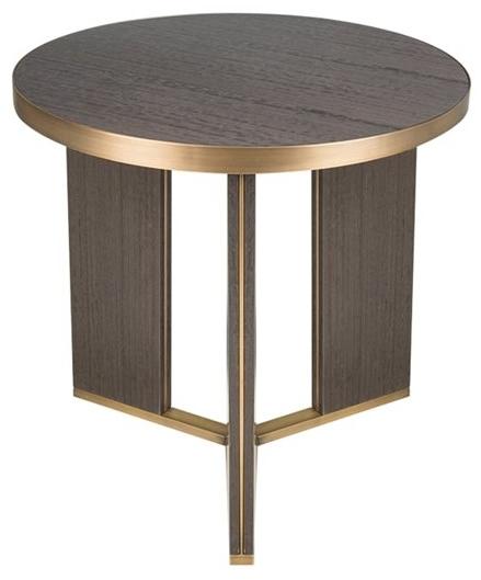 FRATO Круглый деревянный журнальный столик  Ffu260023aaa  - Вид №1