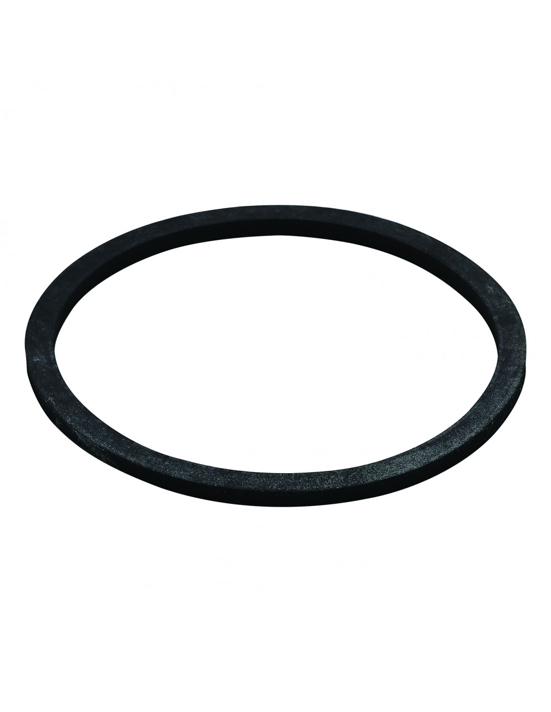 045500 005 01  Пластиковая плоская прокладка для дна сифона для умывальника, Д. 58,5 x 52,5 x 2 мм, 2 шт. Valentin Чернить 