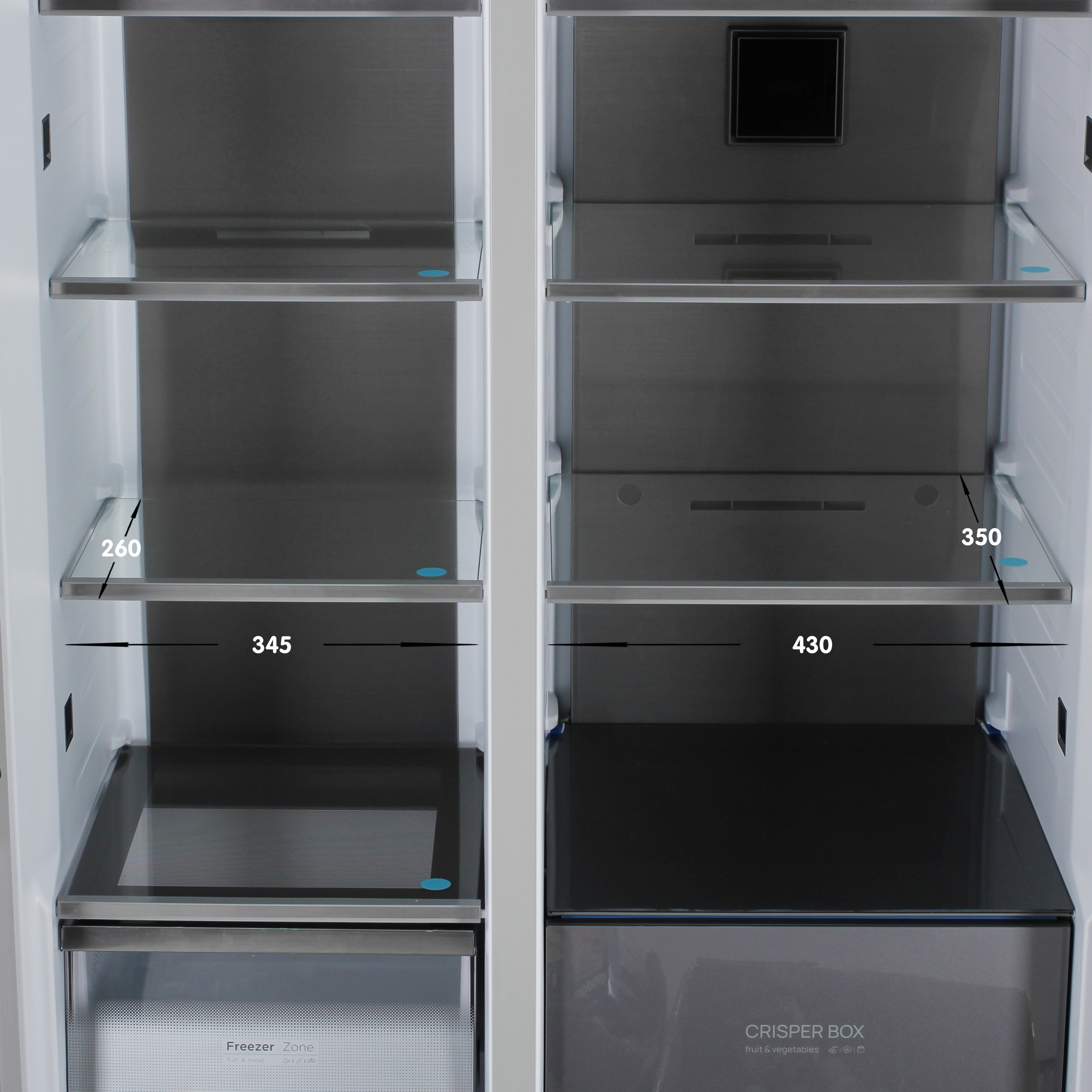 9213310 Холодильник Side by Side   Eigen Stark-RF04 серый STDN-0015894 - Вид №8