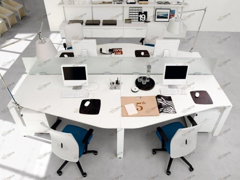 Zalf Несколько рабочих станций Pratico office sun-id-1355639