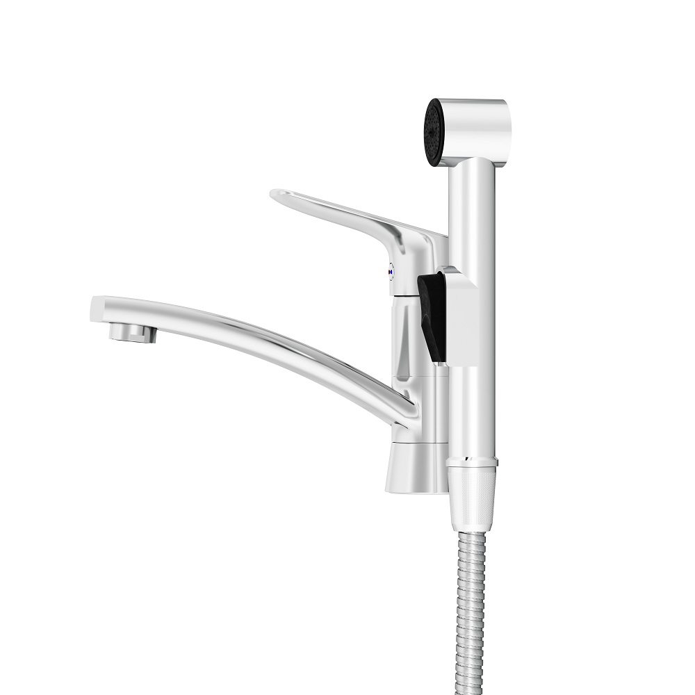 770230000 смеситель с поворотным изливом и гиг. душем Damixa Origin Bit  - Вид №3