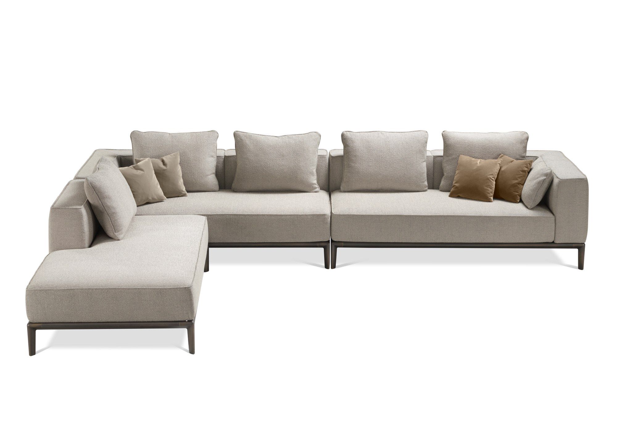 Угловой диван из ткани GHIDINI1961 Milo ARCH-00151044 - Вид №1