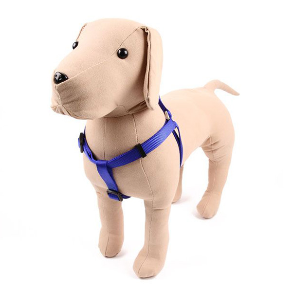 ПР0050094 Шлейка для собак 15мм (обхват 40-50см) голубая Great&Small  - Вид №1