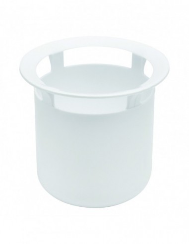 062100 001 00  Чашка для слива душевого поддона с отверстием Д. 90 мм, пластмасса Valentin Белый  - Вид №1