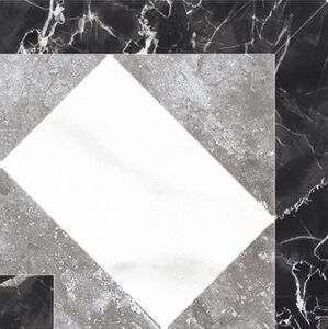 Декор гидрорезка Black & White Тако K-60/LR/t01-cut 10x10