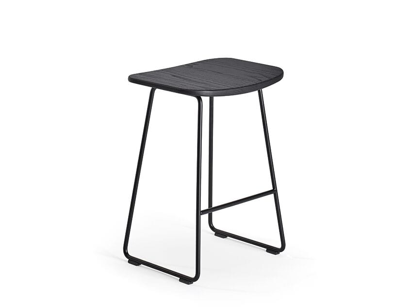 Низкий стул из стали и дерева Infiniti Klejn ARCH-00072055 - Вид №3