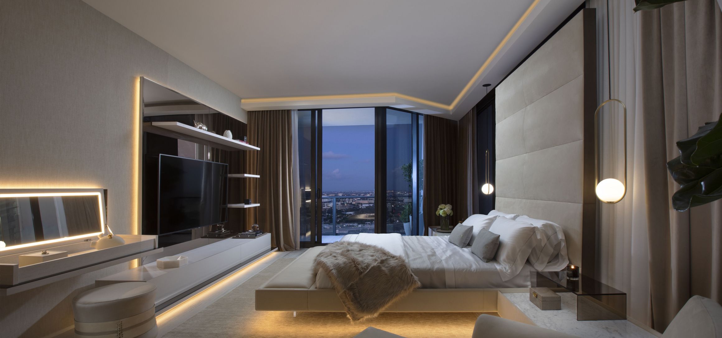 Круглый бархатный пуф MORADA стяжка ARCH-00059645 - Вид №2