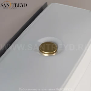 750991 Механизм двойного смыва, с кнопкой, для бочка (моноблок). Retro