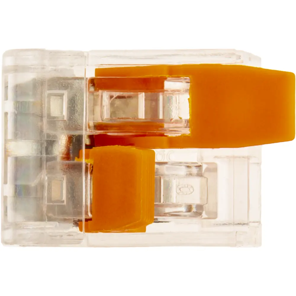 84509772 Клеммы соединительные монтажные с рычажком Duwi СМК 223-412 2-проводные 4мм² прозрачные 5шт 26612 9 STLM-1102142  - Вид №4