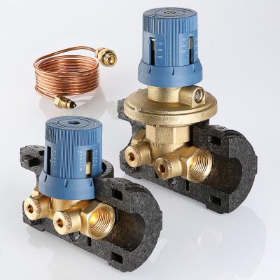 VT.040.G.30006 Автоматический регулятор перепада давлений в комплекте с запорно-регулировочным клапаном Valtec 1", 50–300 мбар  - Вид №7