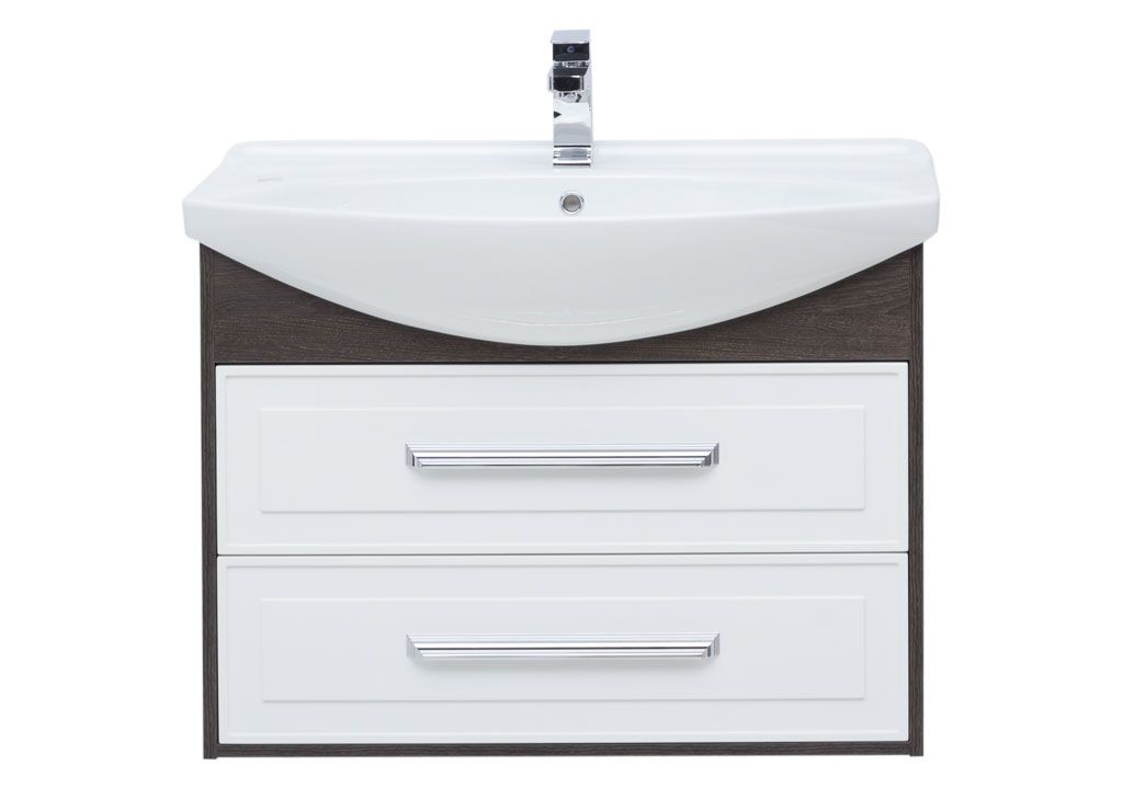 Тумба с раковиной Aquanet Остин 85 дуб кантербери/белый 0020090800175448 - Вид №2
