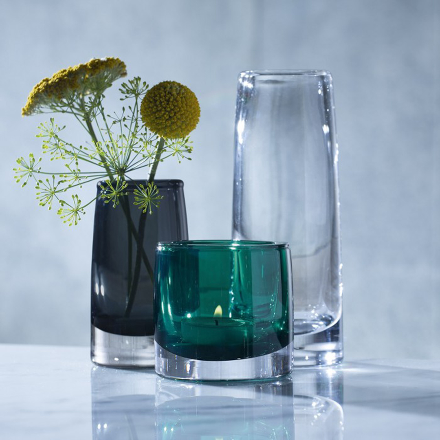 G924-16-847 Ваза stems, 16 см, серая LSA International  - Вид №2