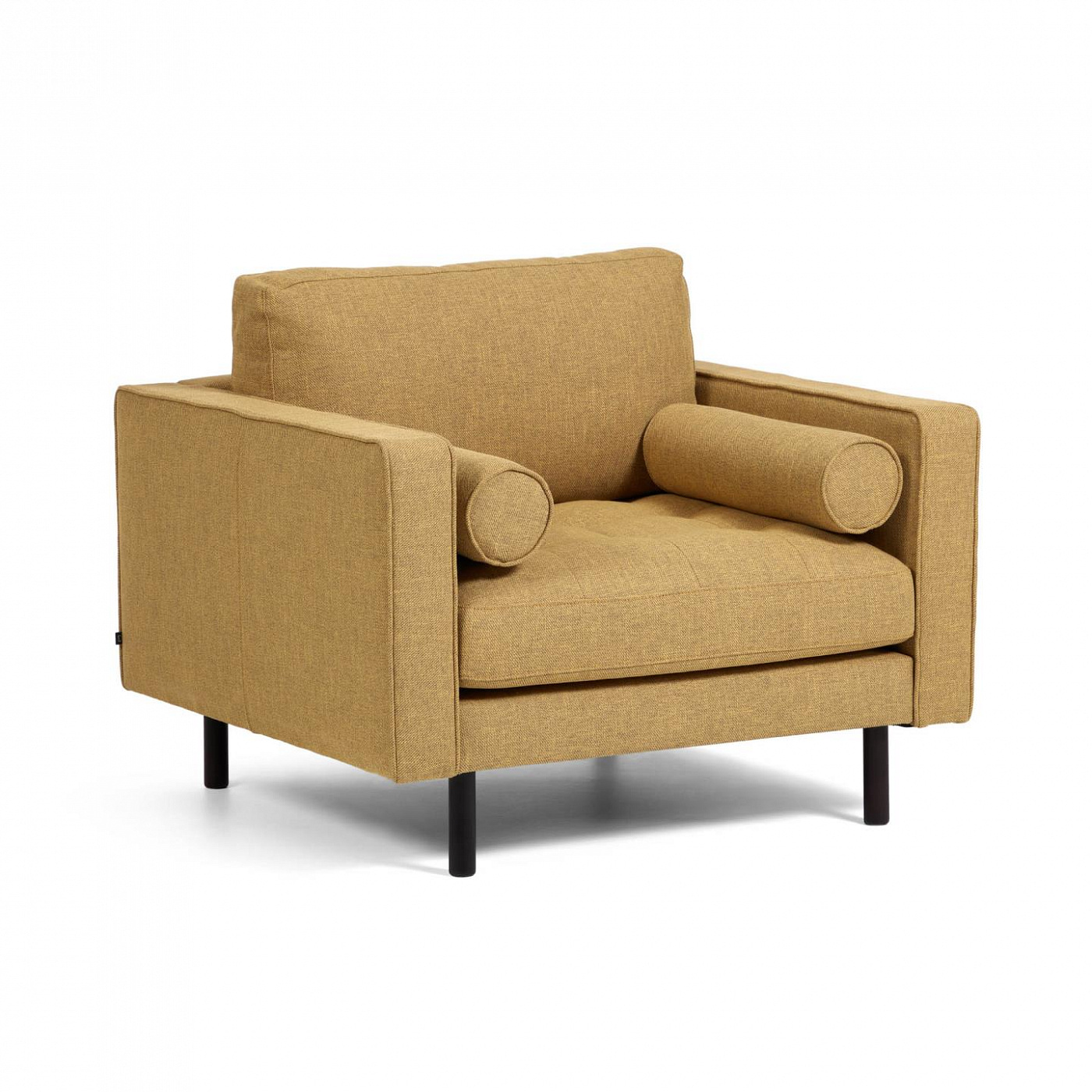 092194 Кресло Bogart горчичное La Forma Debra - Вид №3