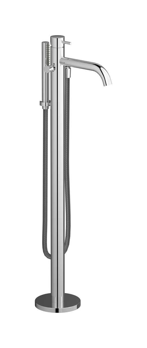 Напольный смесиель для ванны с встроенным душем. WE ARE IB mt399cc Chrome MilanoTorino 