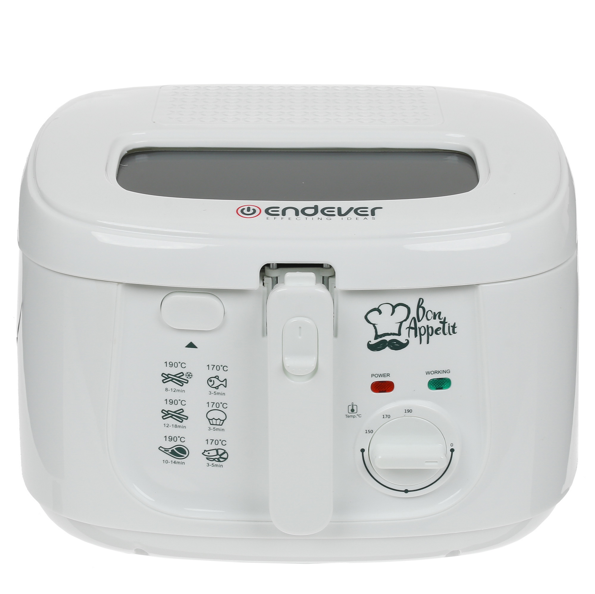 8123404 Фритюрница Endever Skyline FR-111 белый STDN-0058838 - Вид №1