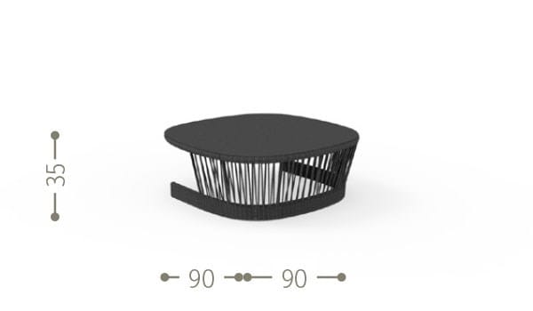 Квадратный садовый столик Talenti ARCH-00148553 - Вид №8