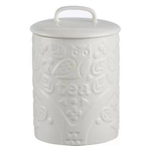 Банка с крышкой для чая белая In the Forest MASON CASH  00-3871152 Белый