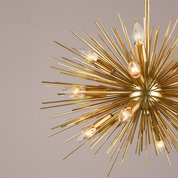 Люстра CL8612-88 gold от Delight Collection золото DELIGHT ДИЗАЙНЕРСКИЕ, ШАР 247070 Золотой  - Вид №3