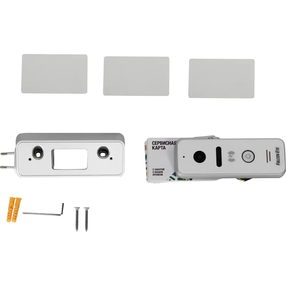 Вызывная видеопанель Falcon Eye FE-ipanel 3 ID цвет белый Santreyd STLM-2022910 - Вид №2