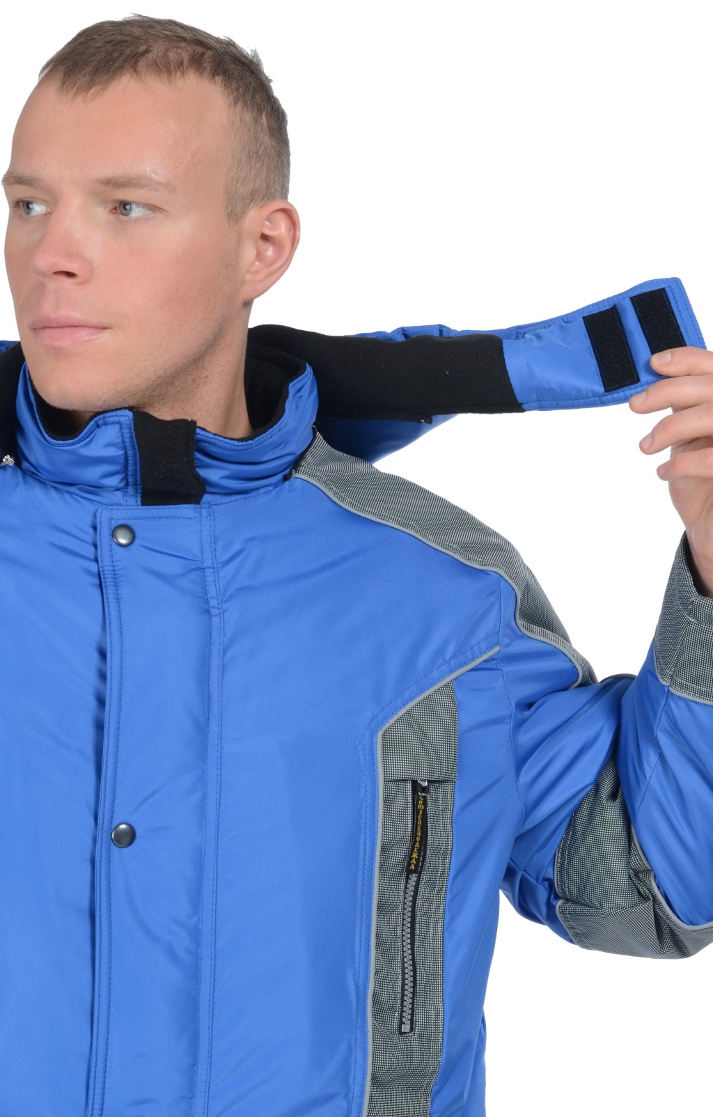 63098 Куртка "Ультра" зимняя василек  Зимняя спецодежда  размер 52-54/182-188  - Вид №12
