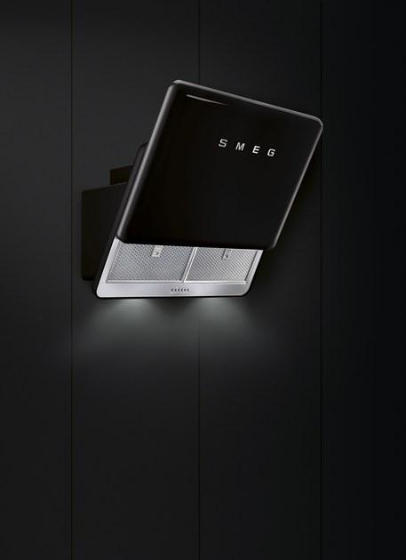 Smeg Выдвижная вытяжка из нержавеющей стали со встроенным освещением Smeg 50's style Kfab75cr  - Вид №5