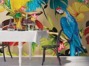 YO2 Обои на флизелиновой основе с тропическим эффектом металлик Tropical screens