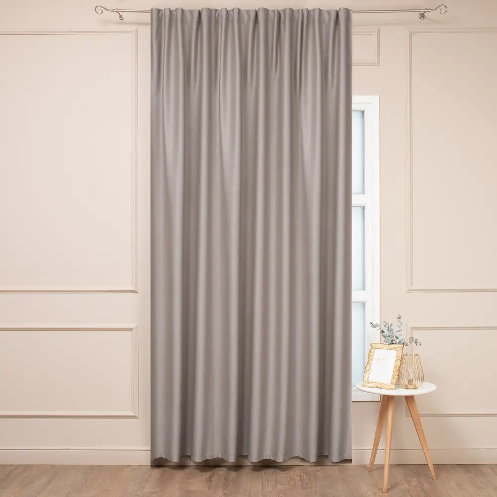 Штора AMORE MIO бежевая 200×280 см в стиле неоклассика 89433207 STLM-1580386