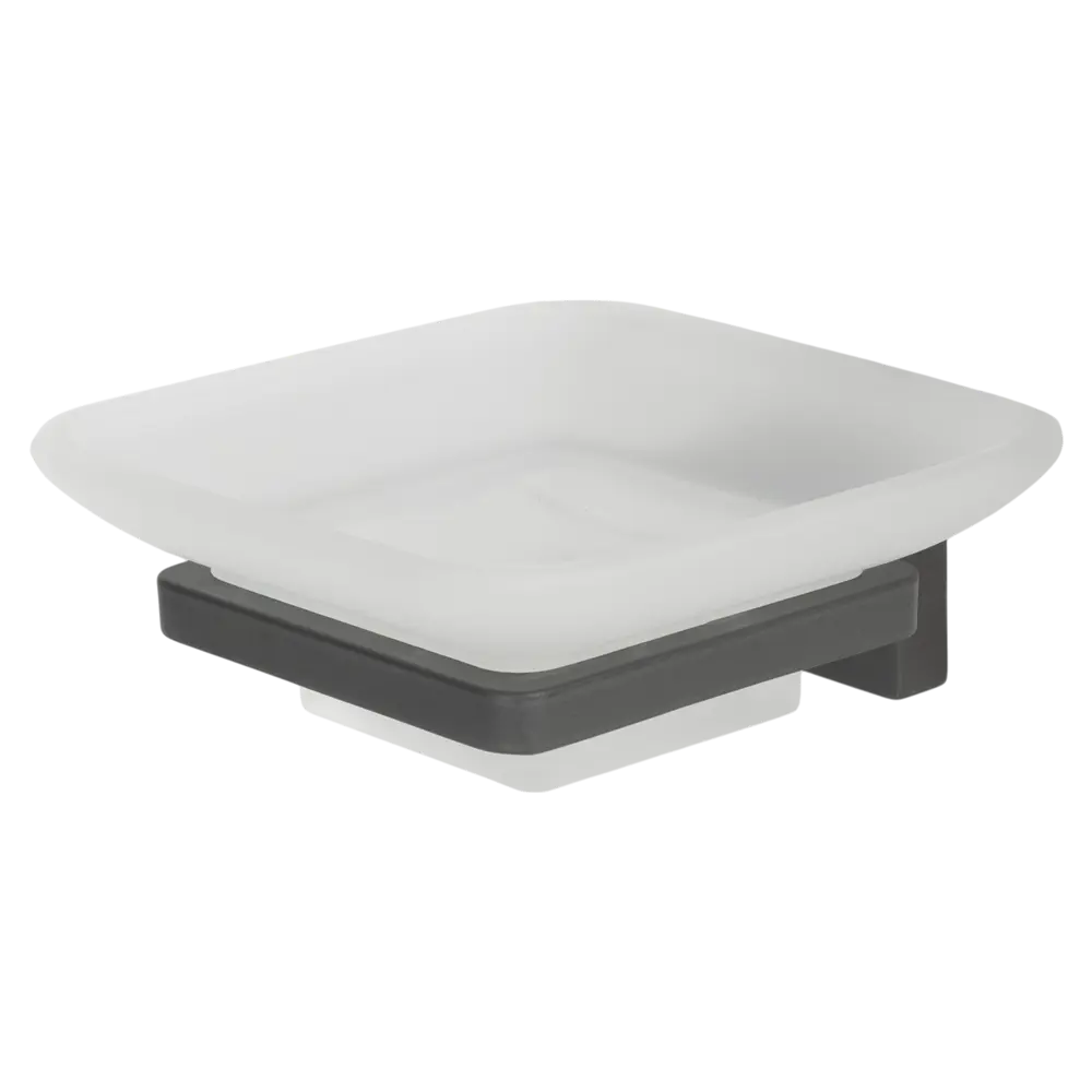 Мыльница Swensa Lucid графит — стильный аксессуар для ванной 89368771 STLM-1564060