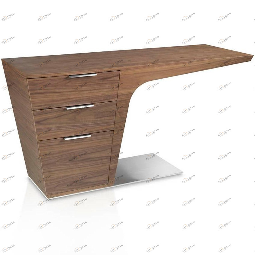 Письменный стол деревянный с ящиками орех Belleza от Angel Cerda ANGEL CERDA  241791 Орех;коричневый 